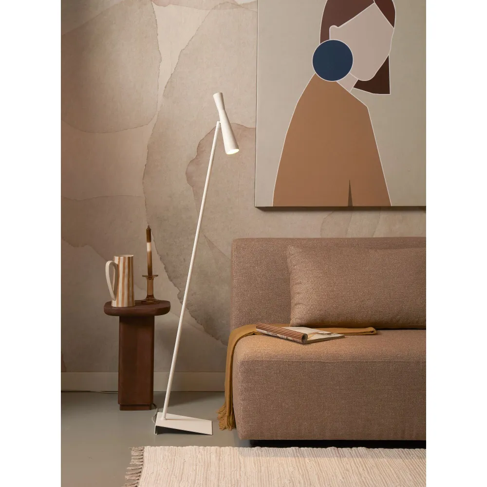 it's about RoMi vloerlamp BORDEAUX - wit - Ø6cm