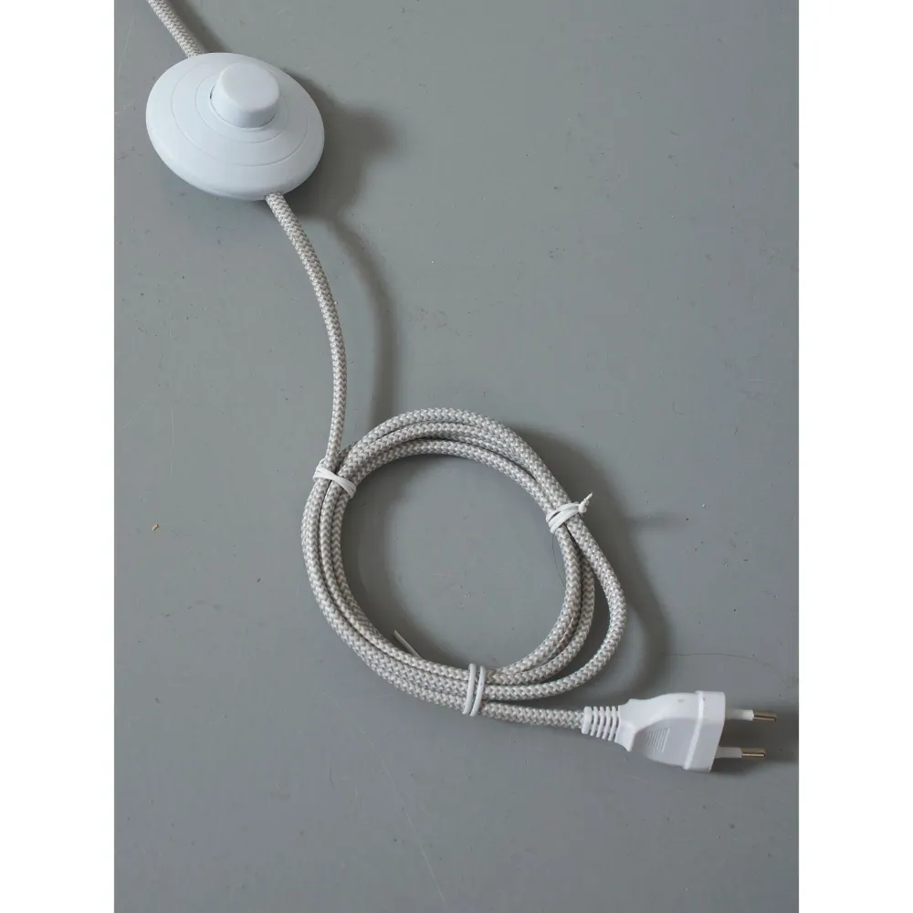 it's about RoMi vloerlamp LISBON - wit - Ø18cm