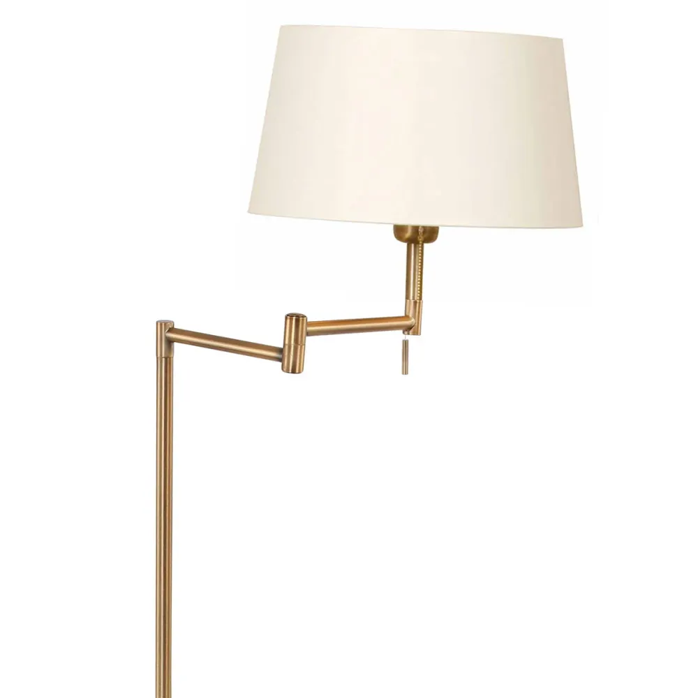 Mexlite vloerlamp bella - 1 lichts - 45x 154 cm - brons