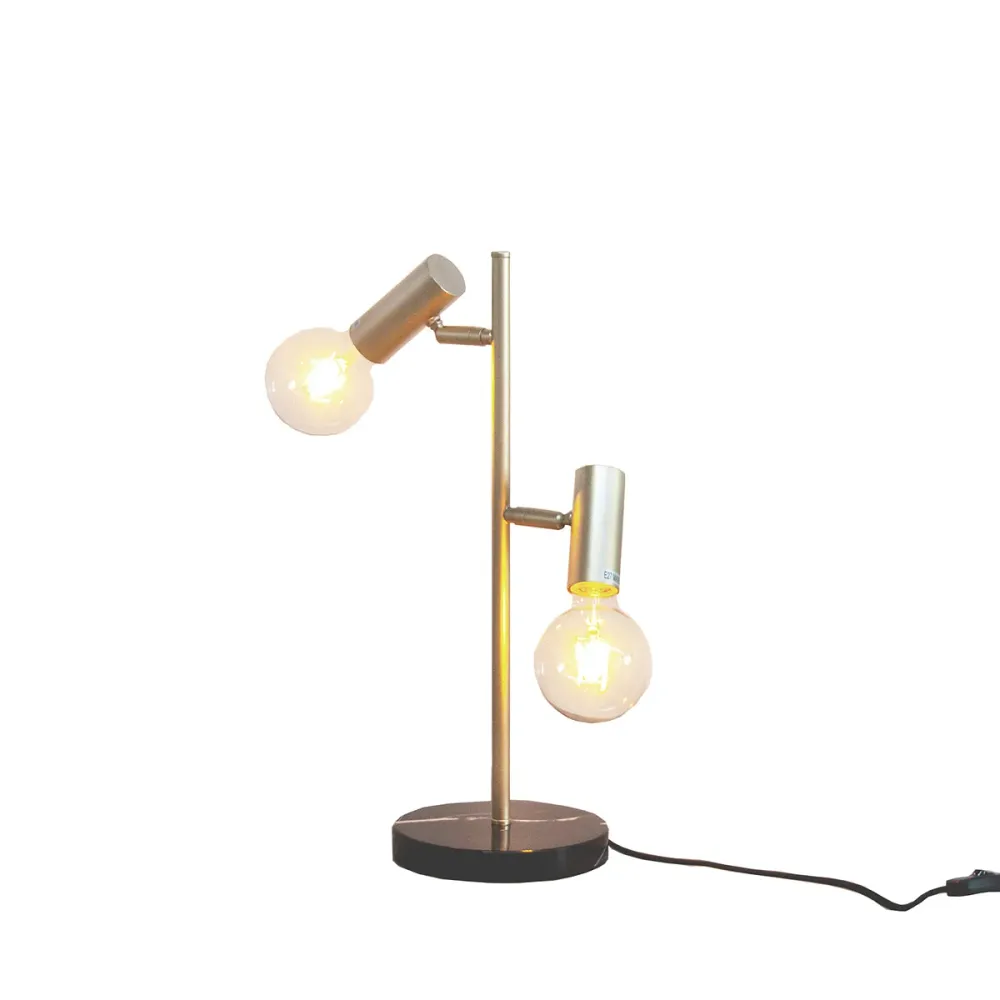 Tafellamp - Ella - Messing/Zwart Marmer
