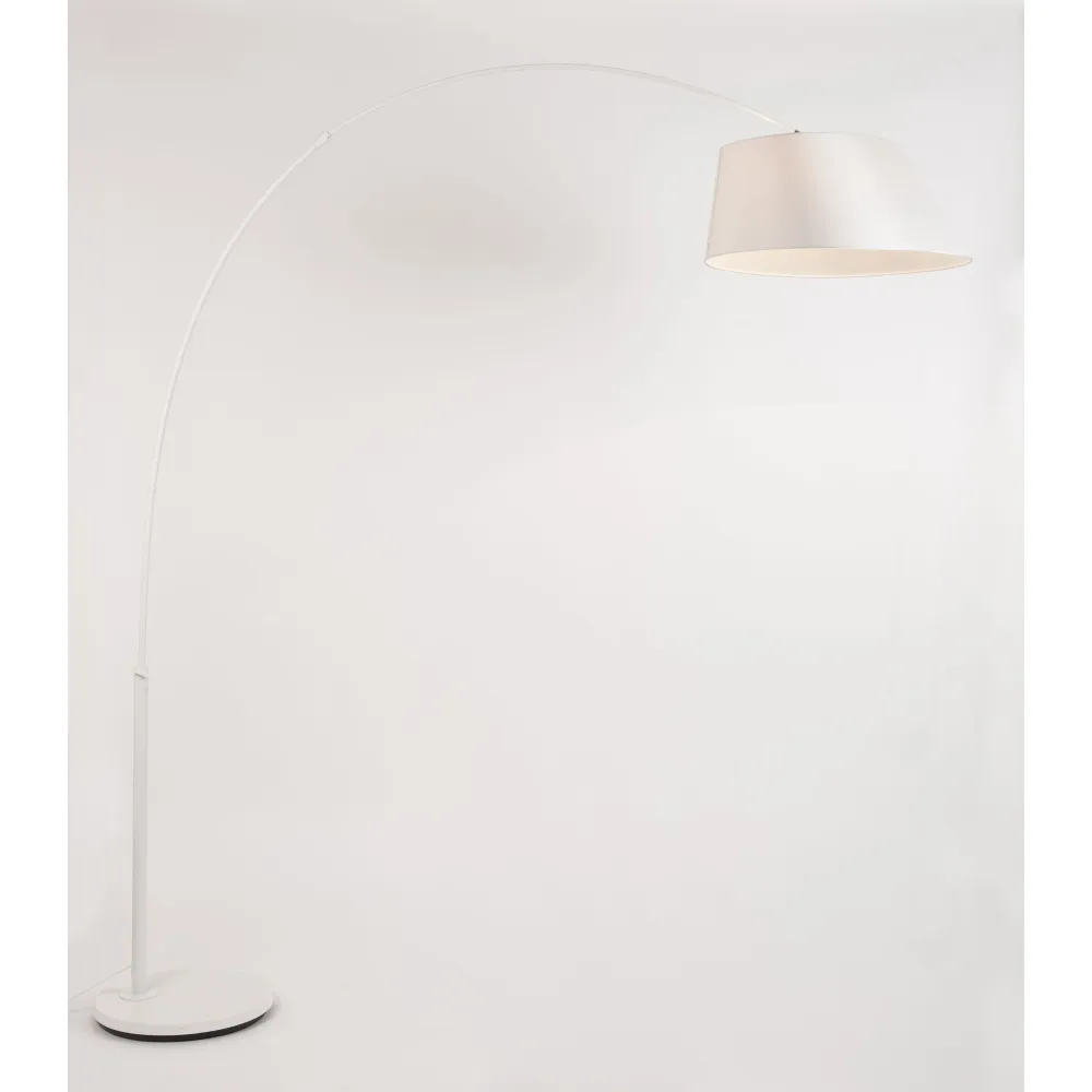Zuiver Arc Vloerlamp/ Booglamp Wit