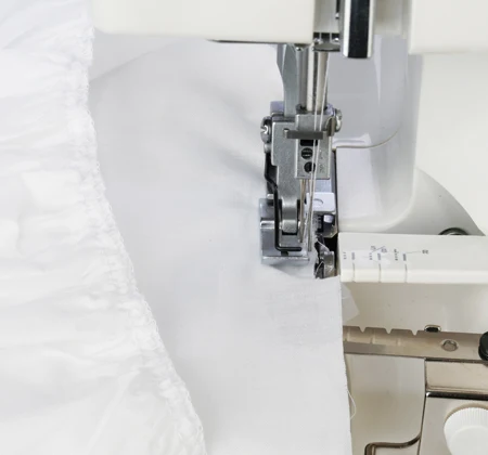 Janome rimpelvoetgeleider (overlock)