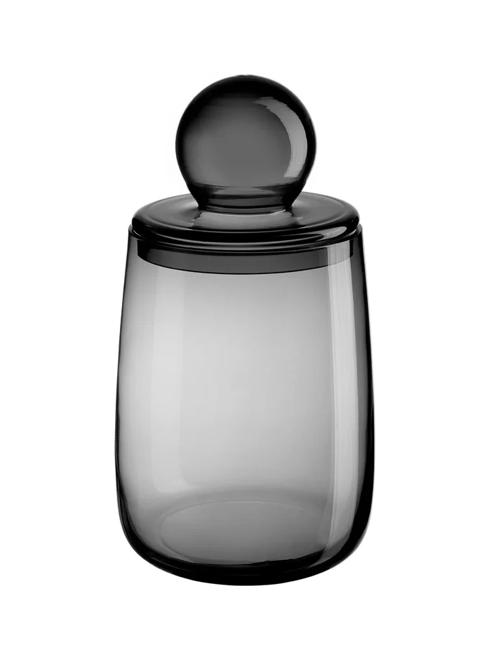 ASA Sarabi glazen pot met deksel grijs 2 liter ASA Selection