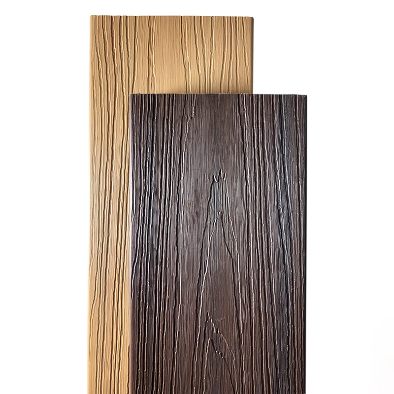 Outdoor WPC Flooring Rectangle Eigentijds Style Nail Wood Flooring Light