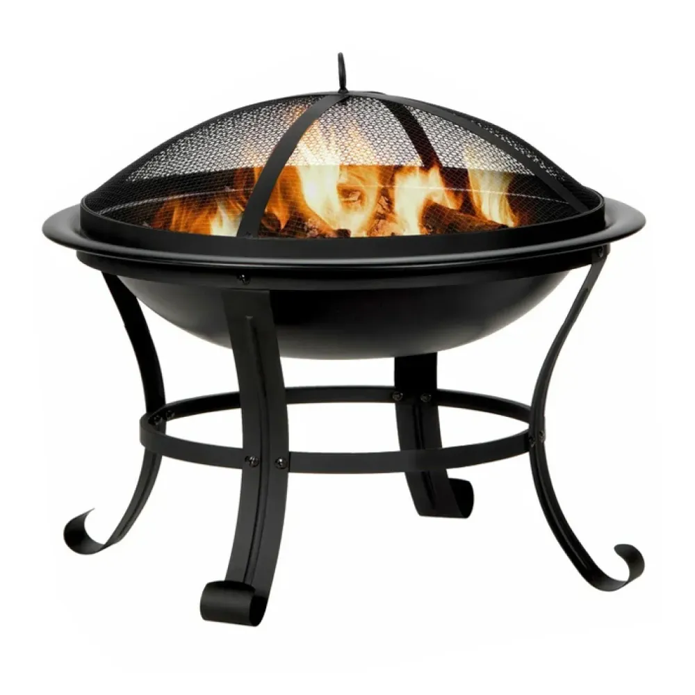 Cheqo® Luxe Vuurschaal met Gratis Deksel - Vuurkorf - Terrashaard - Ø 75 cm