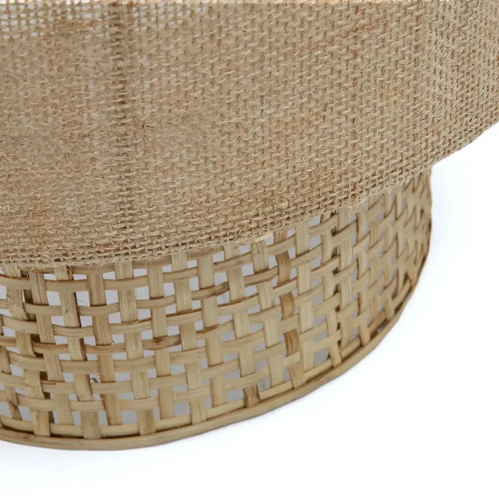 De Bolly Jute Wandlamp - Natuurlijk - M