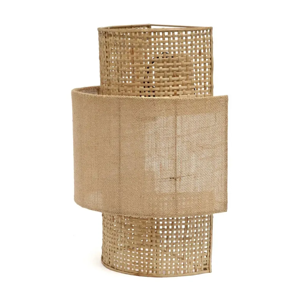 De Bolly Jute Wandlamp - Natuurlijk - M