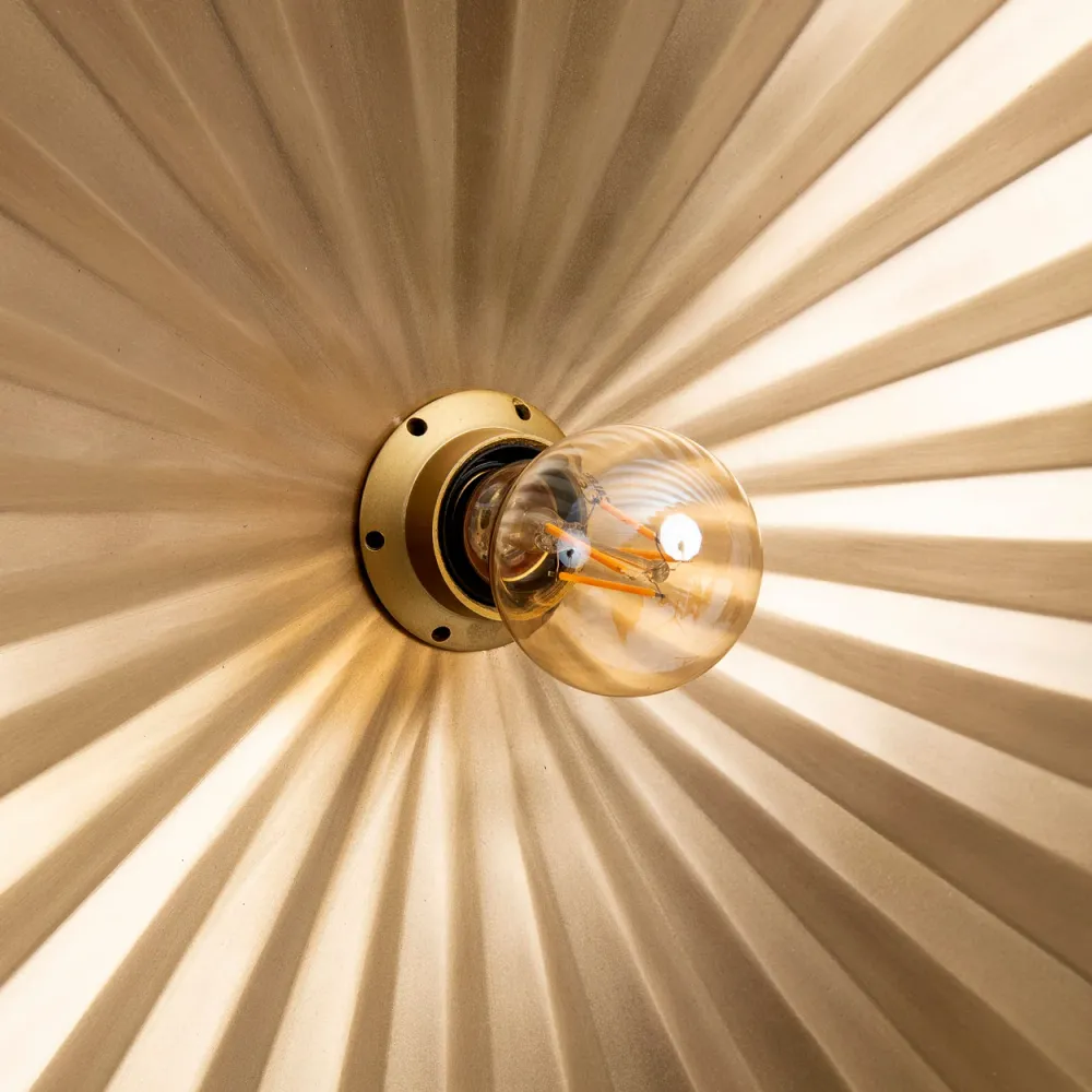De Tsijn Tsjin Wandlamp - Messing - M