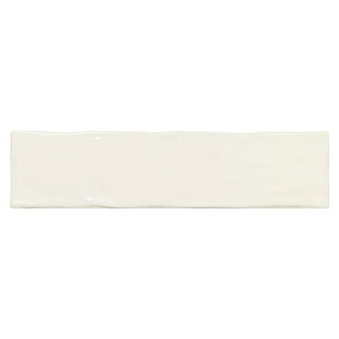 El Barco Wandtegel MUSIC Bone - 7,5 x 30 cm, Wit