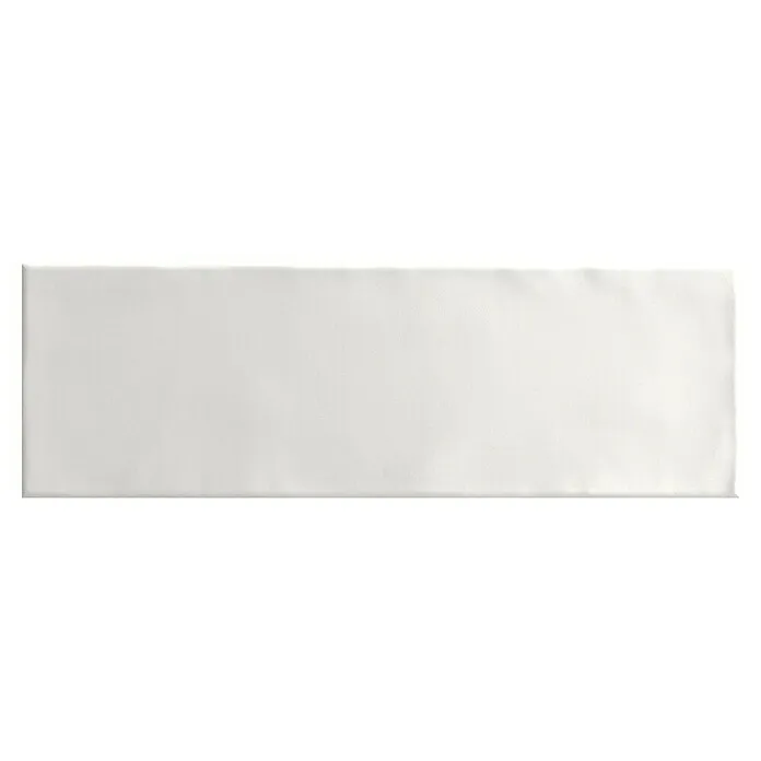 Decocer Cinca Wandtegel Soho matt white - 10 x 30 cm, Wit, Mat