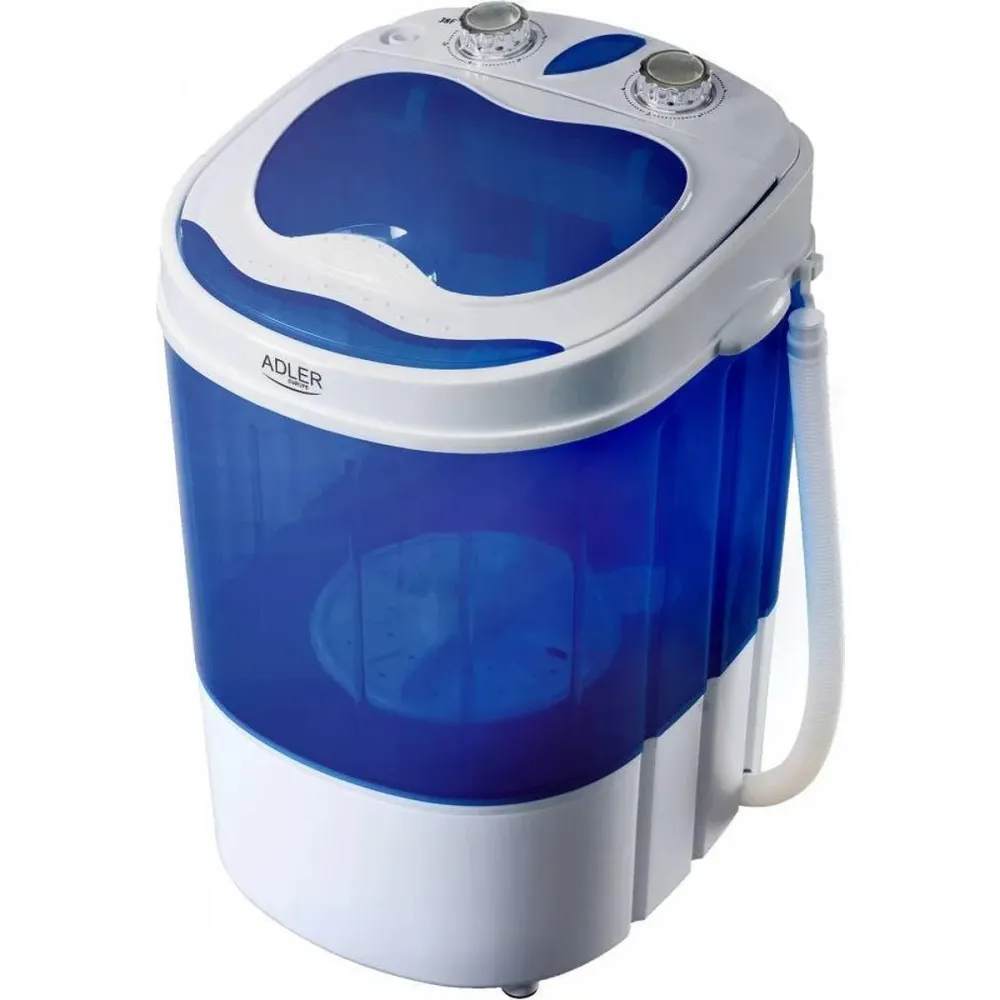 Adler AD 8051 camping mini wasmachine met centrifuge tot 3kg