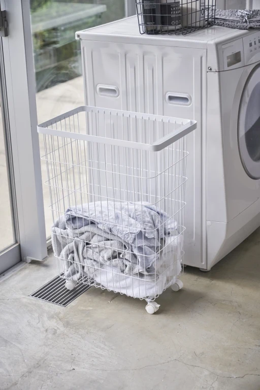 Yamazaki Wasmand op Wielen - Tower - Wit