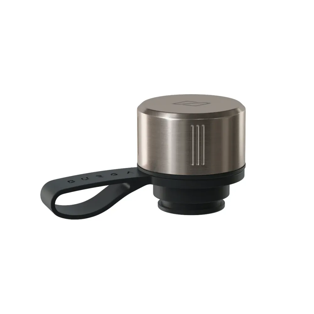 BURGA Waterfles Dop Zilver