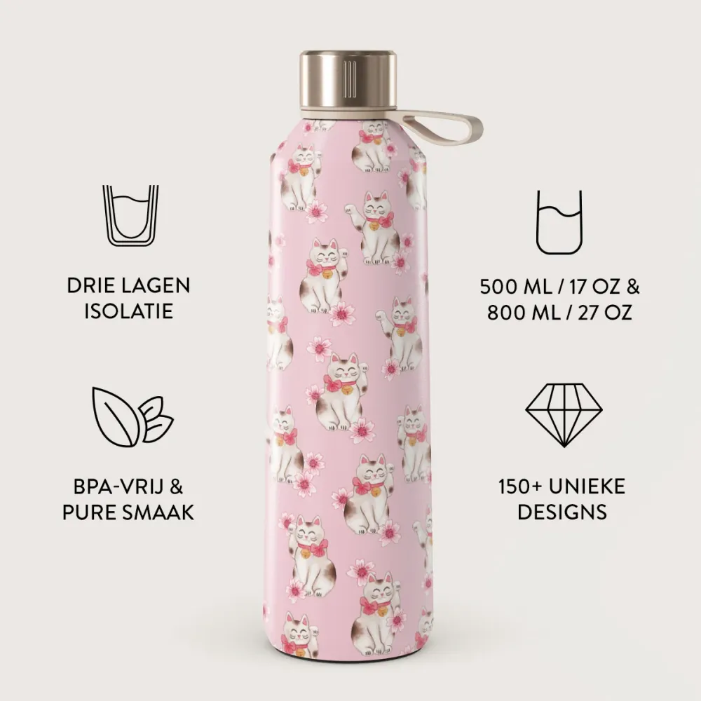 Maneki Neko - Waterfles