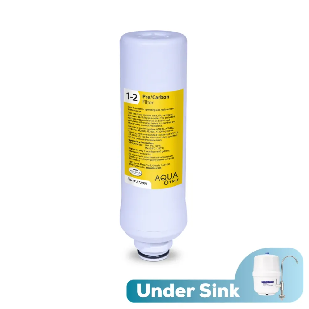 AquaTru Undersink - Pre-koolstoffilter (1-2)
