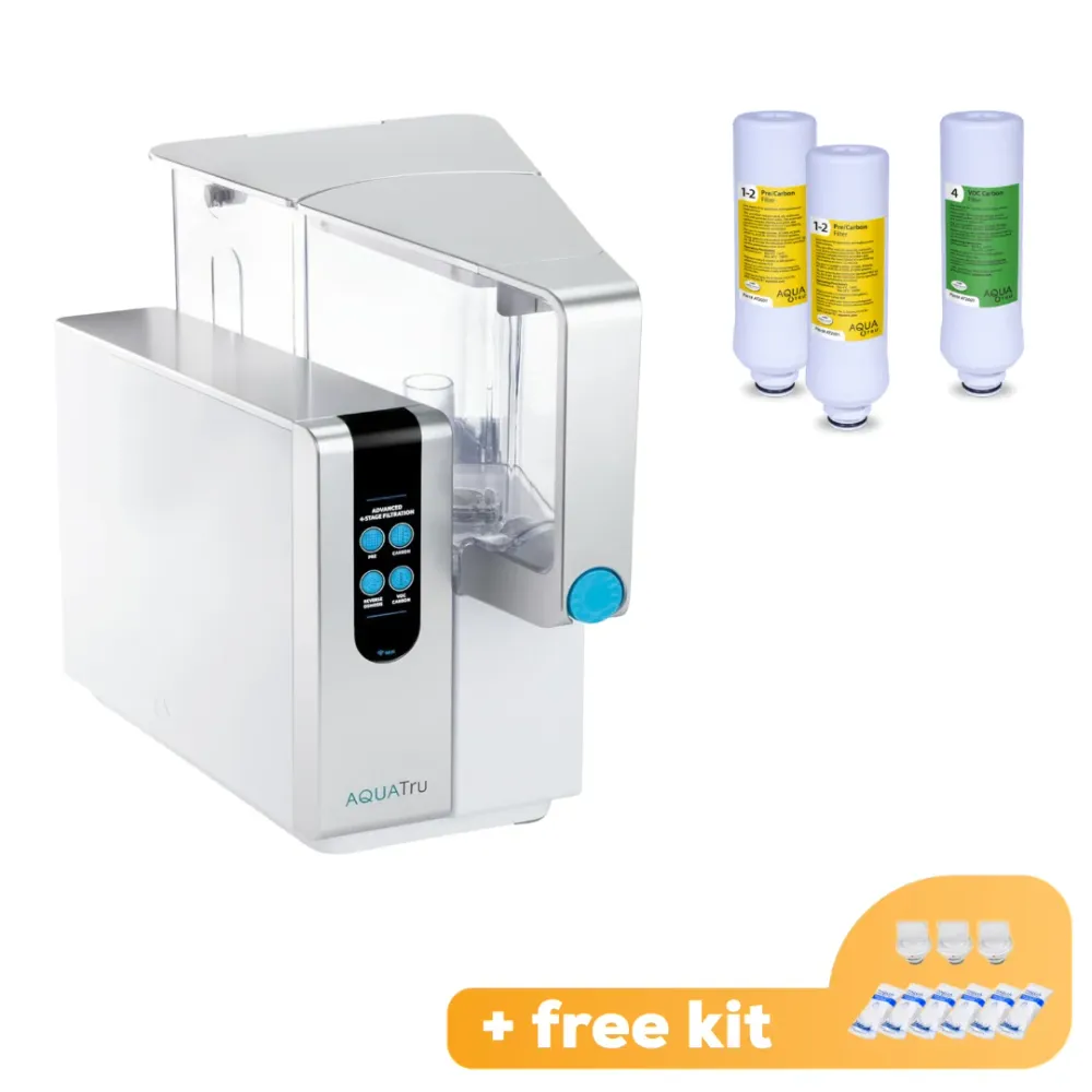 AquaTru Classic – Apparaat + 1-jarig filterpakket + GRATIS ontkalkingsset!
