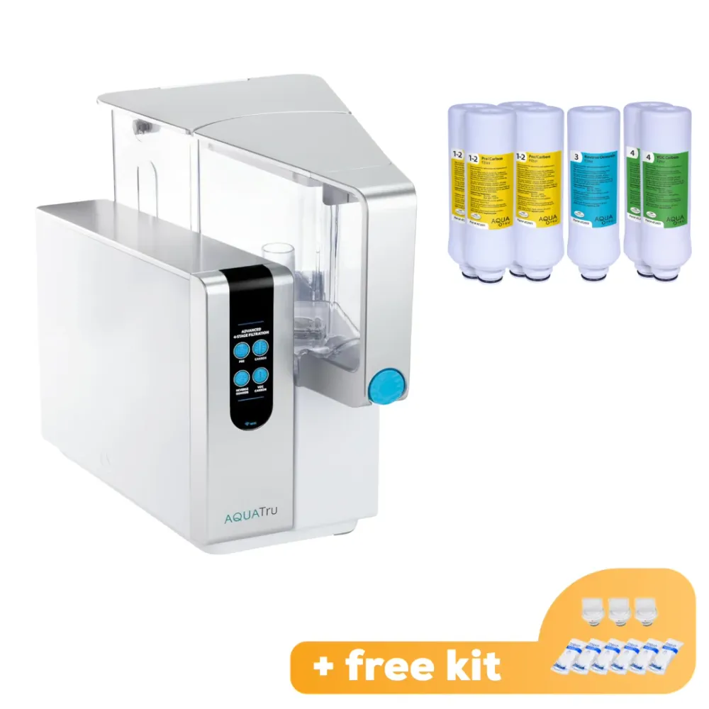 AquaTru Classic – Apparaat + 2-jarig filterpakket + GRATIS ontkalkingsset!
