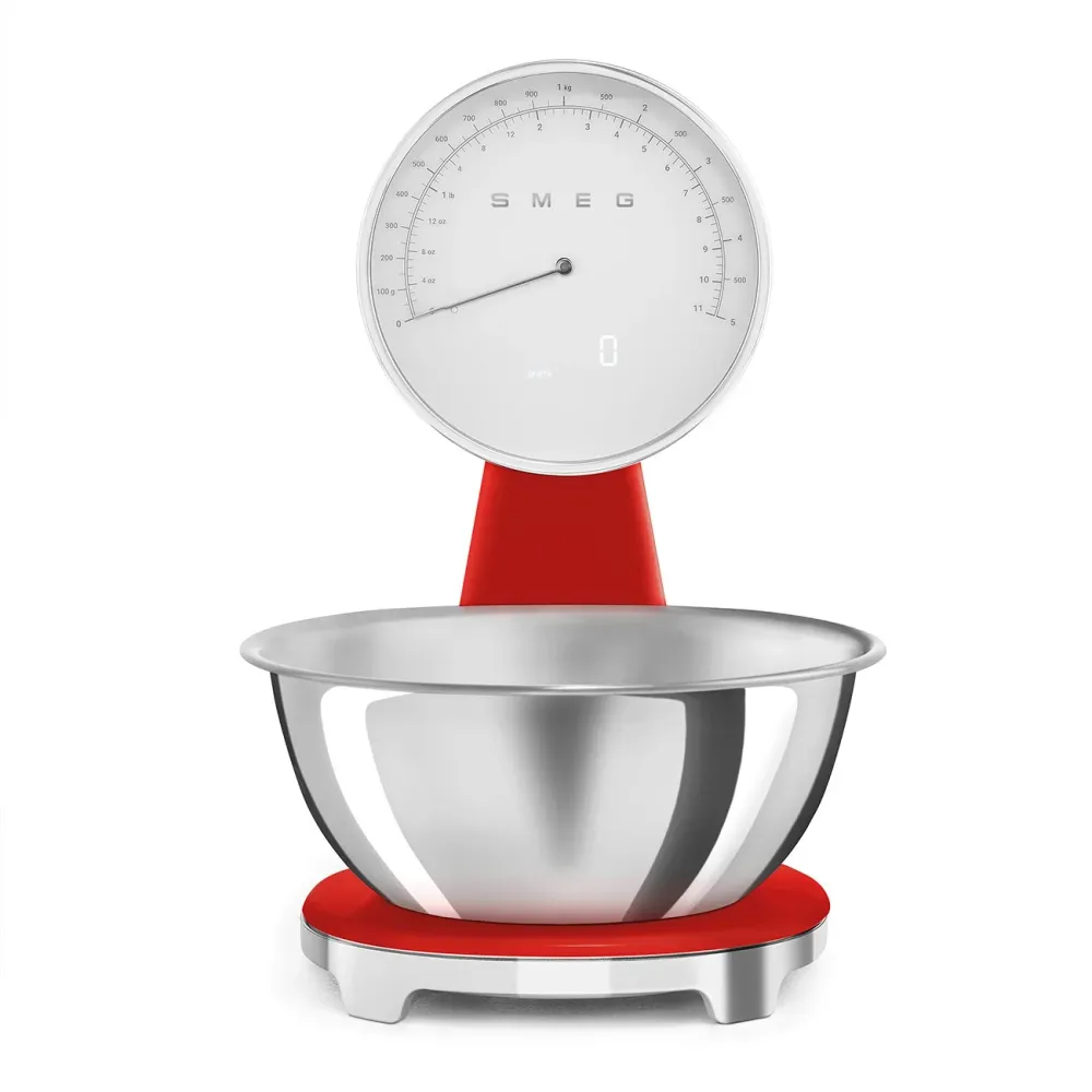 SMEG Keukenweegschaal 'Rood' KSF01RDWW