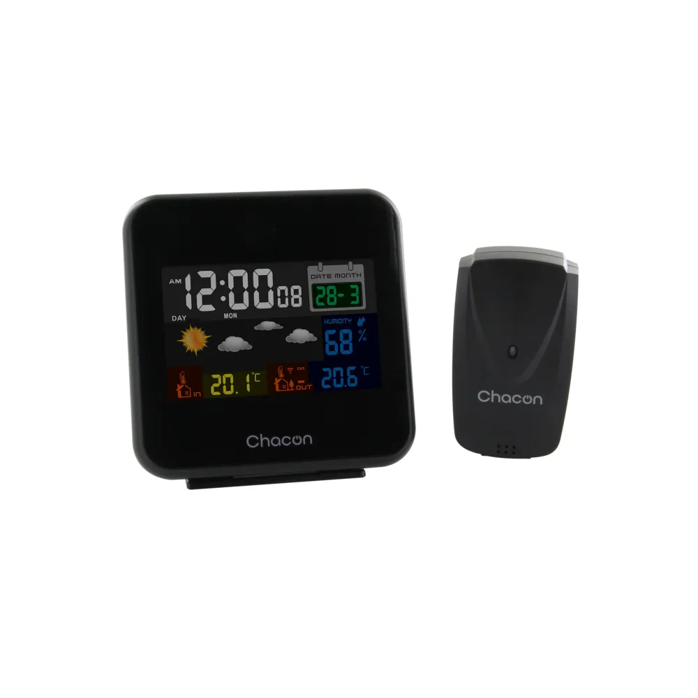 Professionele Colour weather station barometer and bluetooth exterior sensor