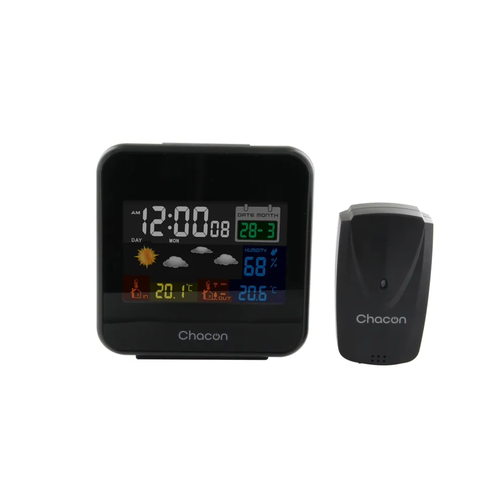 Professionele Colour weather station barometer and bluetooth exterior sensor