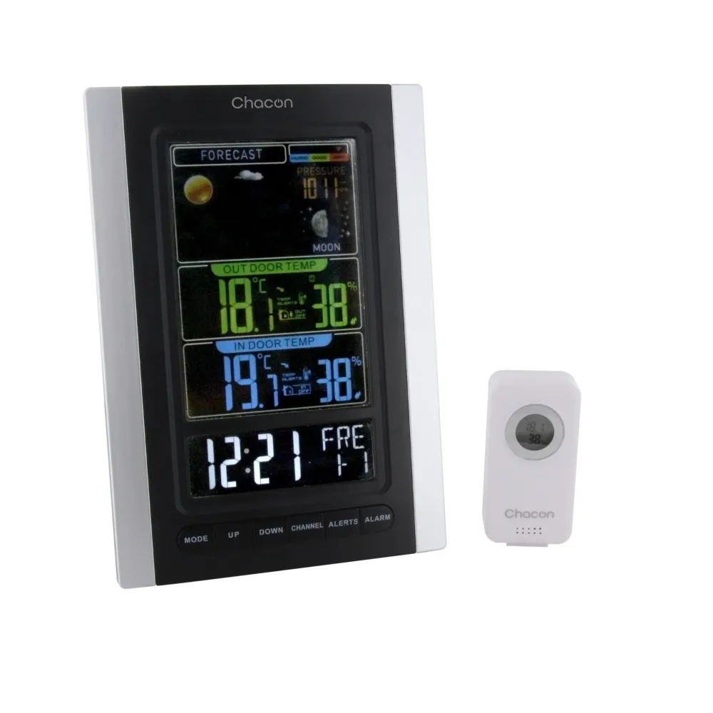 Weather station barometer and Wi-Fi exterior sensor met Draadloze Sensor