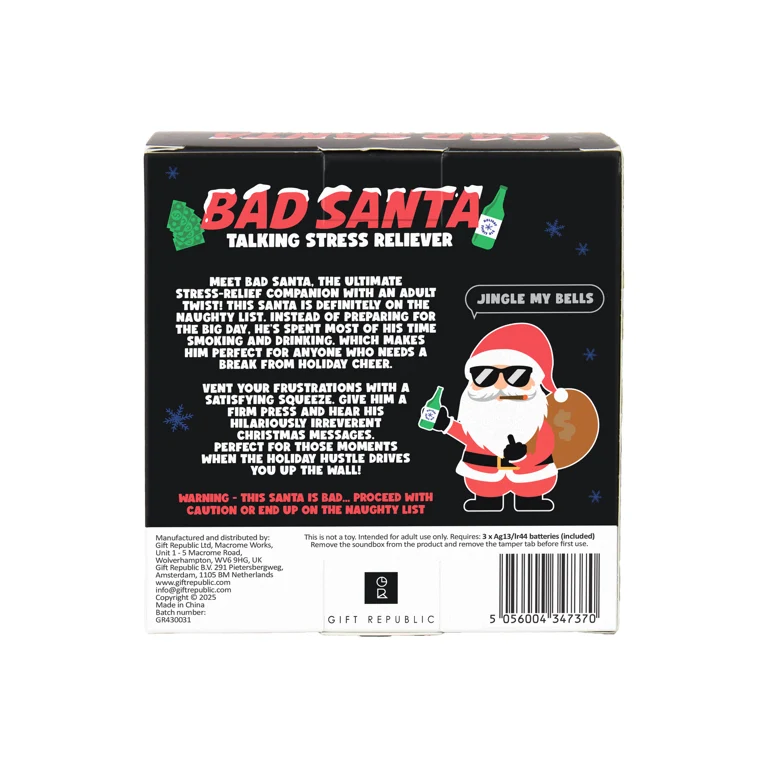 Gift Republic Stressbal - Bad Santa