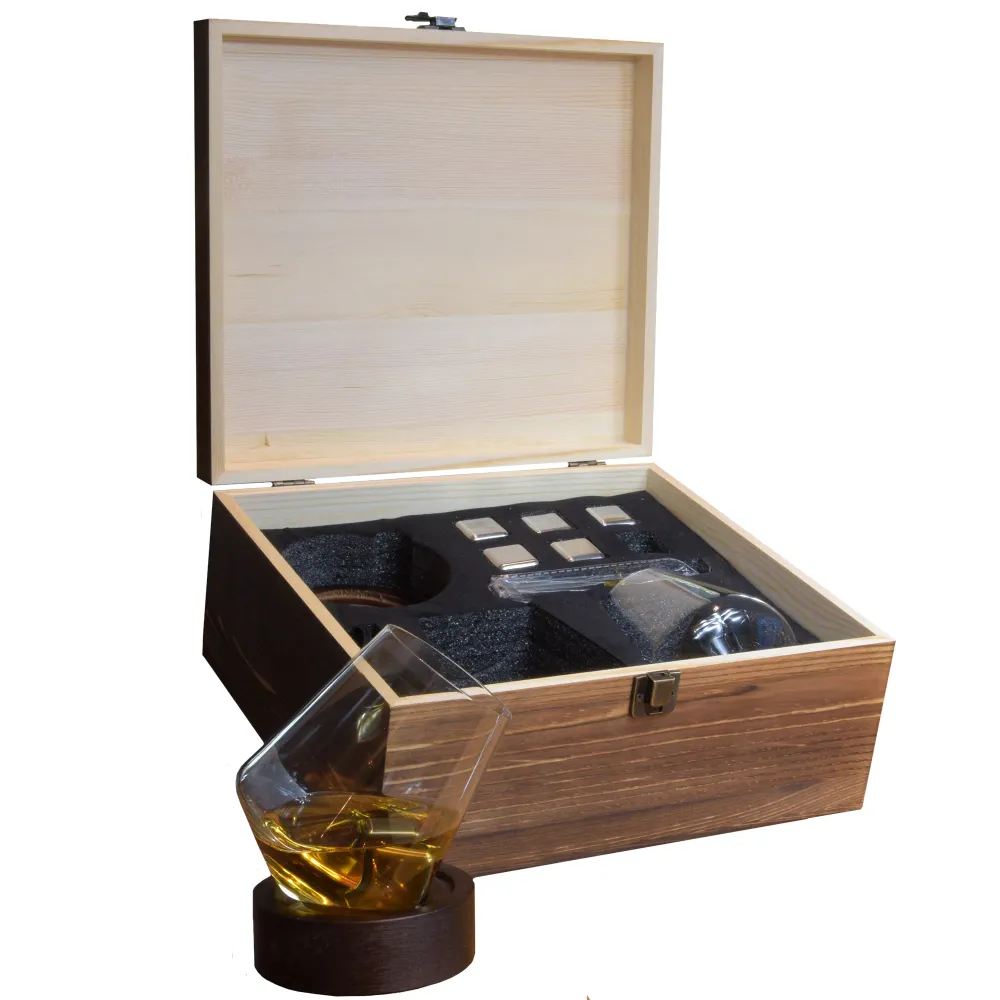 Whiskey glas met houder (2stuks) Chefs Cuisine
