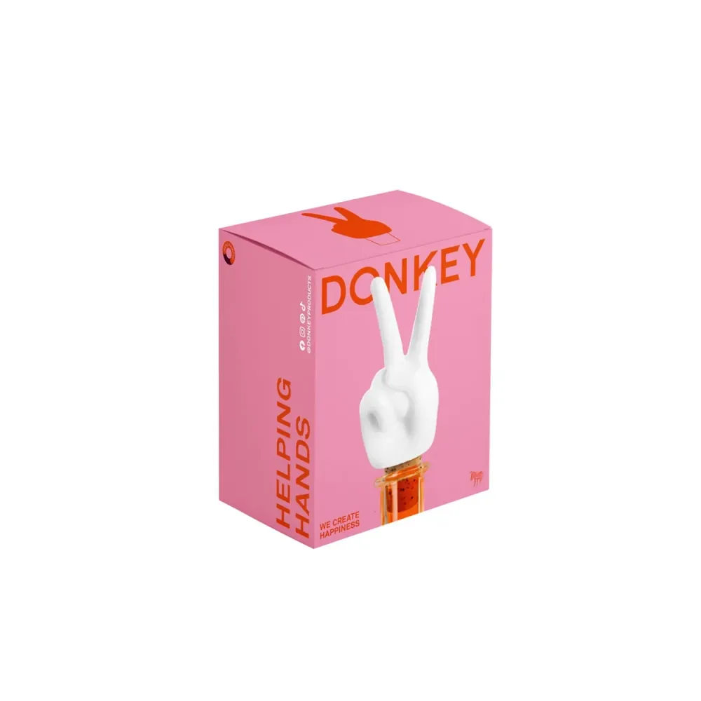 Donkey Products wijnstop / flessenstop Peace Hands