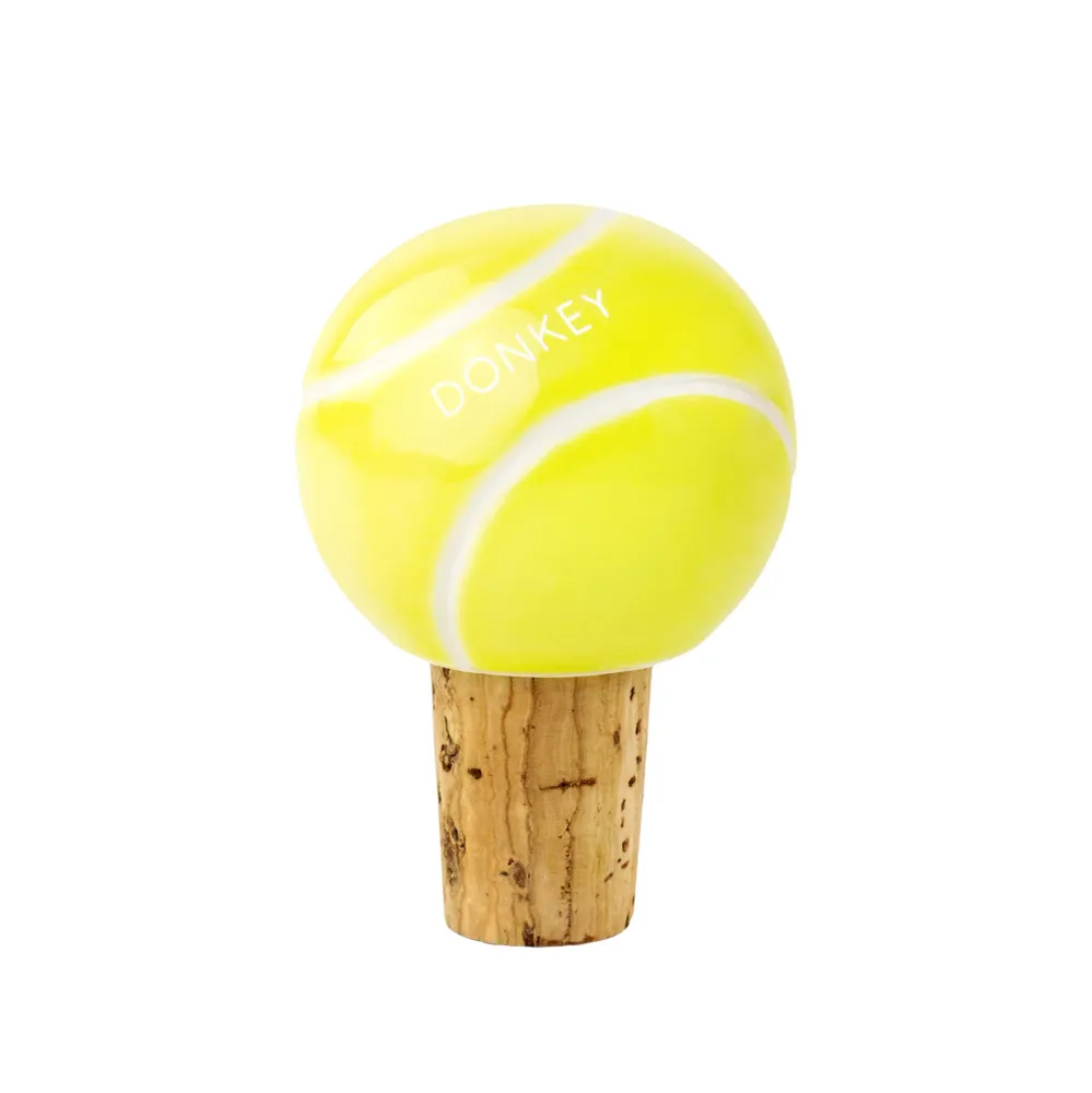 Donkey wijnstop tennis tennisbal