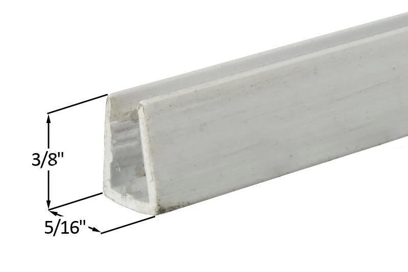 Storm Window Frames – Sneeuwwit Plastic, 12 ft Length