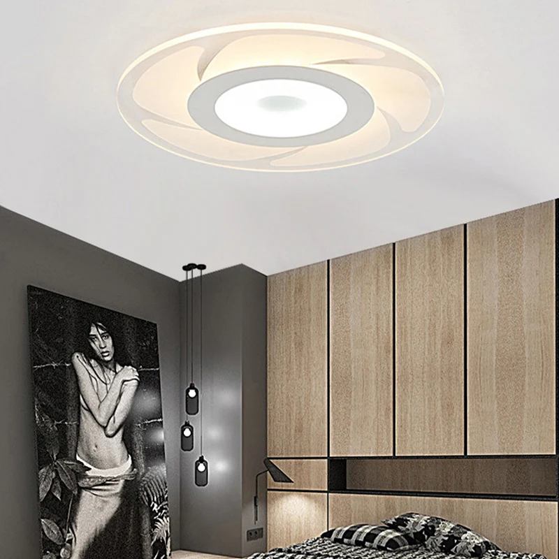 Superdun acryl windmolen inbouwlamp moderne stijl LED wit plafondmontage licht wit/warm/binnen warm buiten wit zacht