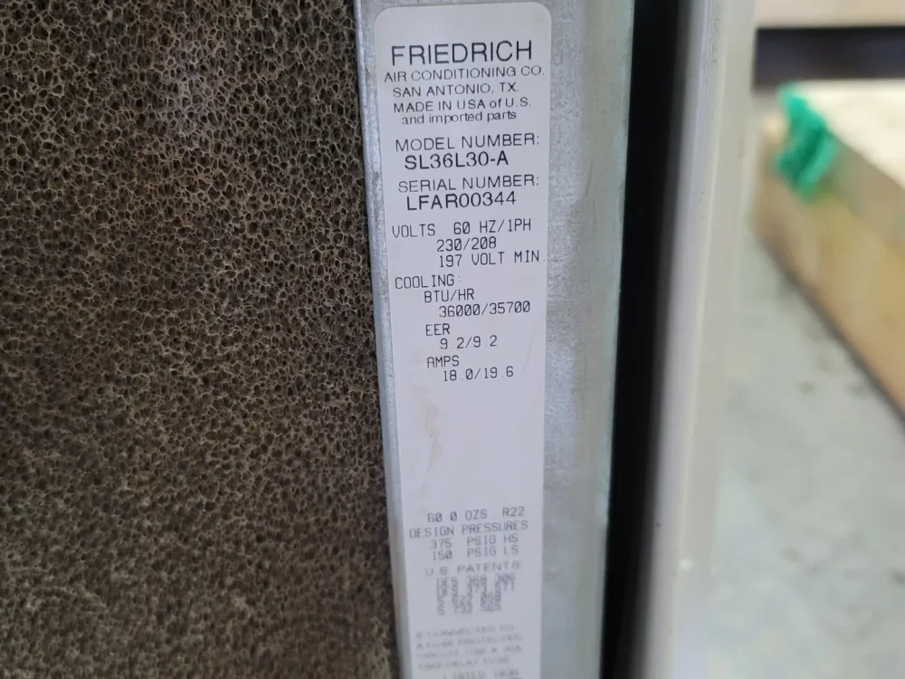 36000 BTUH Window Air Conditioner met Windwijzer