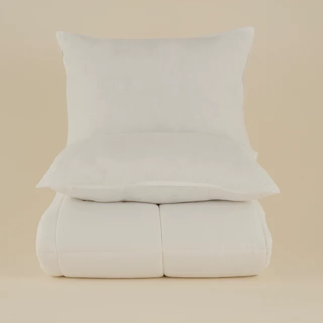 Karaca Basic Microvezel Dekbed en Kussenset