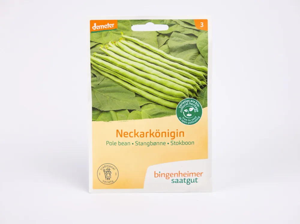 Neckarkönigin-stokboon Bingenheimer Saatgut