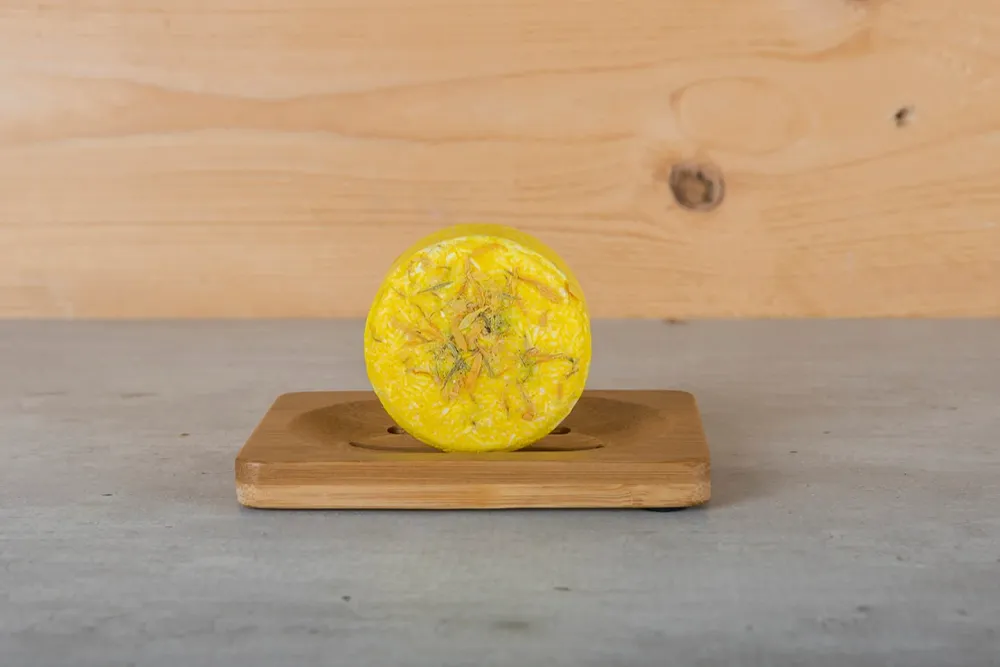 Zeep Houder van Bamboe voor twee Shampoo Bars Happysoaps
