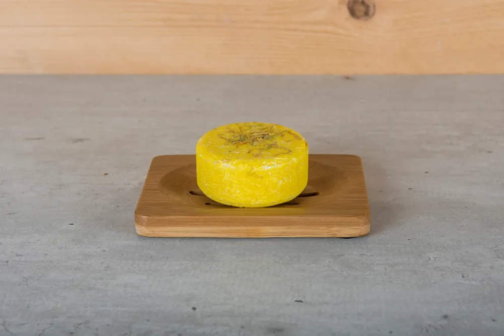 Zeep Houder van Bamboe voor twee Shampoo Bars Happysoaps