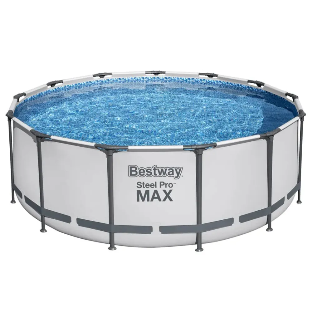 Bestway Zwembadset Staal Pro MAX rond 396x122 cm
