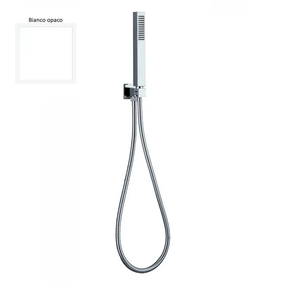 Water tap set holder, composed Glamour shower and 150cm melkwit hose